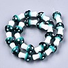 Mushroom Handmade Lampwork Beads Strands LAMP-R116-14-2