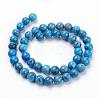 Natural Map Stone/Picasso Stone/Picasso Jasper Beads Strands G-F520-43-8mm-2