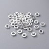 Donut Tibetan Style Alloy Beads Spacers X-TIBEB-D024-S-NR-1