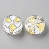 Transparent Enamel Acrylic Beads TACR-S155-005D-2