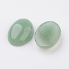 Natural Green Aventurine Flat Back Cabochons G-G741-22x30mm-14-2