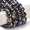 Electroplate Glass Bead Strands EGLA-R041-8mm-07-2