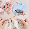 Knitting Theme Alloy Pendant Decorations HJEW-PH01541-3
