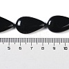 Natural Black Gemstone Beads Strands G-Q164-B01-03-5