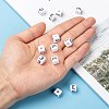 Letter Acrylic European Large Hole Beads OPDL-R050-10mm-E-5