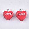Handmade Polymer Clay Charms LS-X-CLAY-S091-92-1