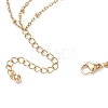 304 Stainless Steel Satellite Chain Toe Ring Anklets for Women AJEW-AN00662-01-5