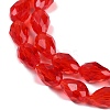Transparent Glass Beads Strands EGLA-N013-T8mm-D12-3