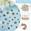 360Pcs 12 Styles Tibetan Style Alloy Bead Caps TIBE-SC0002-37-5