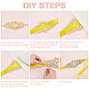 Rhombus Iron on Rhinestone Appliques DIY-WH0304-975B-3
