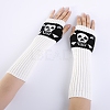 Polyacrylonitrile Fiber Yarn Knitting Long Fingerless Gloves COHT-PW0001-18A-1