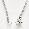 201 Stainless Steel Pendant Necklaces NJEW-T009-JN040-1-40-3