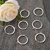 201 Stainless Steel Huggie Hoop Earring Findings STAS-P283-01I-S-5