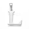 Tarnish Resistant 304 Stainless Steel Pendants STAS-F106-95P-L-1