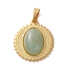 Natural Green Aventurine Pendants STAS-C120-13G-07-1