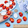 Acrylic Rhinestone Flat Back Cabochons DIY-GF0009-17A-3