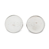 Tarnish Resistant 304 Stainless Steel Brooch Cabochon Settings LS-STAS-G250-04P-A-1