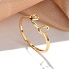 304 Stainless Steel Cuff Rings for Women RJEW-D285-01G-C-3