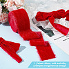 5 Yards Polyester Frayed Ribbon OCOR-WH0082-226A-01-5