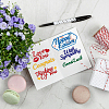 2Pcs 2 Styles Easter Theme Carbon Steel Cutting Dies Stencils DIY-WH0309-3456-3