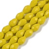 Opaque Solid Color Beads Strands EGLA-N013-P4mm-D06-1