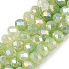 Electroplate Crackle Imitation Jade Glass Beads Strands LS-EGLA-Q131-02B-02-1