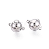 Brass Box Clasps KK-Q074-09P-2