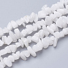 Natural White Jade Gemstone Beads Strands G-S280-19-1