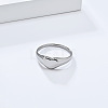 Heart 304 Stainless Steel Finger Rings for Women FS-WGDCCF4-01-1