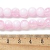Crackle Glass Beads Strands GLAA-U001-8mm-03-4