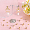 20Pcs Flat Round Brass Stud Earring Findings KK-BBC0013-96D-4