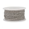 Tarnish Resistant 304 Stainless Steel Cable Chains CHS-N002-02A-P-3