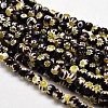 Round Millefiori Glass Beads Strands LK-P001-06-1