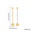 Stainless Steel Tassel Dangle Earrings for Women YL4240-1