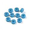 Opaque Solid Color Glass Beads X1-GLAA-N007-6x3mm-A03-1