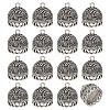 16Pcs Tibetan Style Zinc Alloy Pendant Bails FIND-CA0011-75B-1