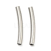 Non-Tarnish 304 Stainless Steel Tube Beads STAS-B047-27E-P-1
