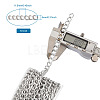 Aluminium Curb Chains X-CHA-T001-22S-8