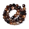 Dyed Natural Agate Beads Strands G-T144-50A-02-2