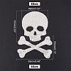SUPERFINDINGS 6 Sets Skull Bone Glitter Rhinestone DIY-FH0003-71-5