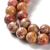 Dyed Natural Regalite/Imperial Jasper/Sea Sediment Jasper Beads Strands G-B124-C01-16-4