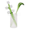 2Pcs Glass Flower Display Decorations AJEW-CO0001-04A-1