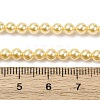 Electroplated Shell Pearl Beads Strands BSHE-G041-4mm-01-4