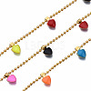 304 Stainless Steel & Enamel Ball Chains CHS-Q004-004-NF-1