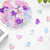 80Pcs Transparent Glass Beads GLAA-PA0001-77-7