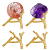 Alloy Crystal Ball Holders ODIS-WH0007-59A-G-1
