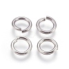 Tarnish Resistant 304 Stainless Steel Saw Cut Open Jump Rings STAS-P212-25P-25-1