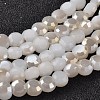 Electroplate Glass Bead Strands EGLA-J137-6mm-B-HR07-1