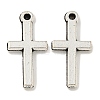 Tibetan Style Alloy Latin Cross Pendants TIBEP-Q040-068AS-NR-1