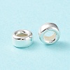 925 Sterling Silver Beads STER-K174-02F-S-2